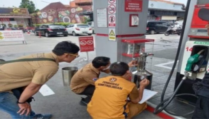 Disdagkoperin Kota Cimahi Lakukan Sidak di 3 SPBU Sepanjang Jalan Jenderal Amir Machmud Cimahi