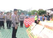 Polres Indramayu Gelar Apel Sarana Prasarana dan Kendaraan Dinas Dalam Rangka Kesiapan Operasi Ketupat Lodaya 2024