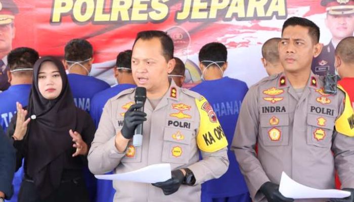 Polres Jepara Berhasil Mengamankan 108 Pelaku, Dalam Operasi Pekat