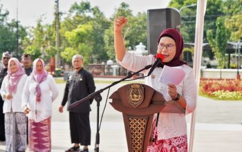 Halalbihalal Bersama ASN, Bupati Nina Agustina Berikan Motivasi Kerja Baik Kerja Nyata Untuk Indramayu Bermartabat