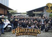 Komunitas Motor Besar B’Brothers Rayakan Anniversary Ke-8 dengan Kegiatan Sosial dan Edukasi Keselamatan