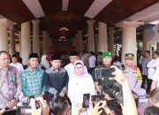 Wakapolres Indramayu Hadiri Pelepasan Calon Jamaah Haji di Pendopo Kabupaten