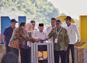 Wapres RI Ma’ruf Amin Resmikan Bendungan Cipanas, Bupati Nina Agustina : Enam Ribu Hektar Sawah Indramayu Dapat Terairi