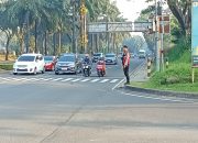 Kegiatan Rutin Gatur Lalin Pagi Hari Sat Samapta Polres Tangerang Selatan Unit Patroli