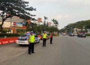 Patroli Sat Samapta Polres Tangerang Selatan Antisipasi Kemacetan dan Guantibmas di TL BSD Plaza
