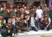 Bhabinkamtibmas Desa Suradita Bersama Babinsa Pantau Acara Pemilihan Ketua RW