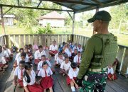 Siswa Sekolah Rimba Mumugu Sambut Gembira Hari Pertama Pasca TNI Rehab Sekolah