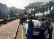 Sat Lantas Tangsel Gelar Razia Truk Besar Langgar Jam Operasional