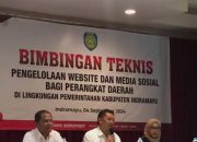 Tingkatkan Kompetensi, Diskominfo Indramayu Gelar Bimtek Pengelolaan Website dan Media Sosial