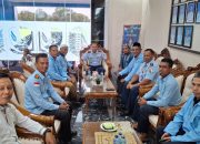 Danlanud SIM terima Audiensi Ketua DPD BKPRMI Aceh Besar di Lobi Mako Lanud SIM