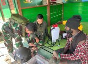 Alat Semprot Pertanian Bantuan Kasad Melalui Satgas Habema Disambut Gembira Warga Balamai