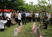 Danlanud SIM Hadiri Ziarah Kuburan Massal dalam rangka Peringatan Bulan Pengurangan Risiko Bencana