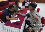 Polresta Barelang Laksanakan Pemeriksaan Kesehatan Personil yang Terlibat Pengamanan Tahapan Kampanye pada Operasi Mantap Praja Seligi 2024