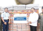 Kementerian Imigrasi dan Pemasyarakatan Kirim Bantuan Kemanusiaan untuk Korban Erupsi Gunung Lewotobi di NTT