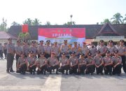 Awal Tahun 2025, Kapolres Madina Pimpin Upacara Kenaikan Pangkat 22 Personel