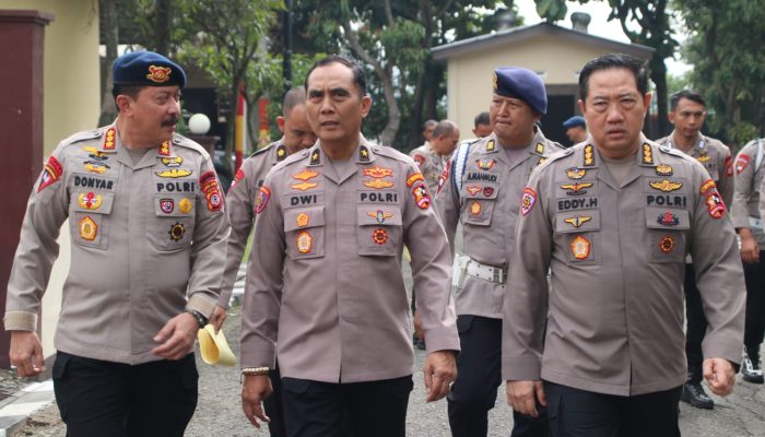 Dansat Brimob Polda Jabar Terima Kunjungan Itwasum Mabes Polri