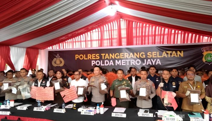 33 Bandit Jalanan Di Tangsel Diringkus, Ada Beg*l Yang Mengaku Anggota Polisi