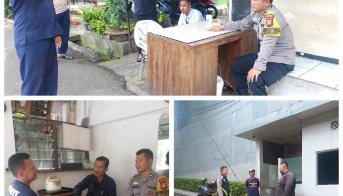 Bhabinkamtibmas Kelurahan Pejaten Barat Lakukan Patroli Rumah Kosong dan Berikan Himbauan Dalam Masa Liburan Idul Fitri