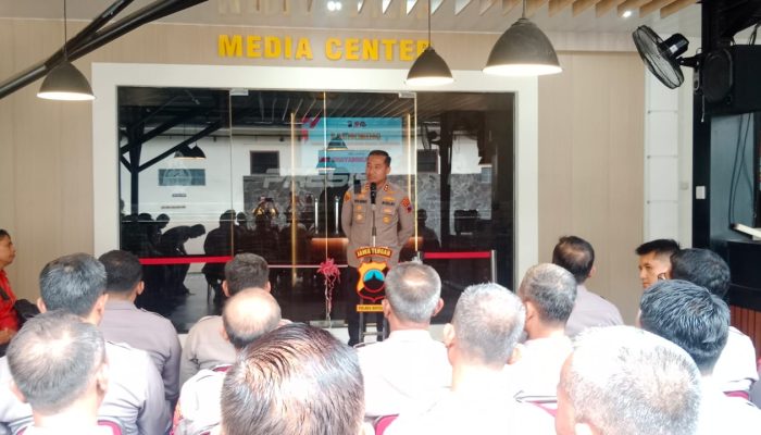 AKBP Rosyid Hartanto Resmikan Media Center Polres Boyolali
