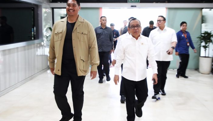 Rakor Bersama Menko PMK, Menpora Dito Bahas Penguatan Ekosistem Pembinaan Olahraga Pendidikan Nasional