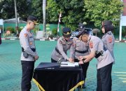 Polres Indramayu Gelar Sertijab Wakapolres, Kasat Narkoba dan Kapolsek Gabuswetan