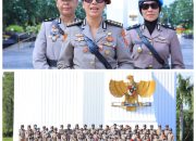 Polwan Mabes Polri Gelar Ziarah dan Tabur Bunga di TMP Kalibata Peringati Hari Jadi ke-77