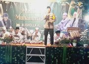 Bhabinkamtibmas dan Babinsa Hadiri Peringatan Maulid Nabi di Desa Cijantra, Sampaikan Pesan Kamtibmas
