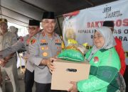 Jaga Jakarta, Polres Metro Jakarta Selatan Berdo’a Bersama Serta Gelar Bakti Kesehatan Dengan Ratusan Pengemudi Ojol dan Ormas
