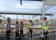 Polsek Serpong Gelar Pengamanan di Stasiun Serpong, Antisipasi Keberangkatan Massa Unjuk Rasa ke Jakarta
