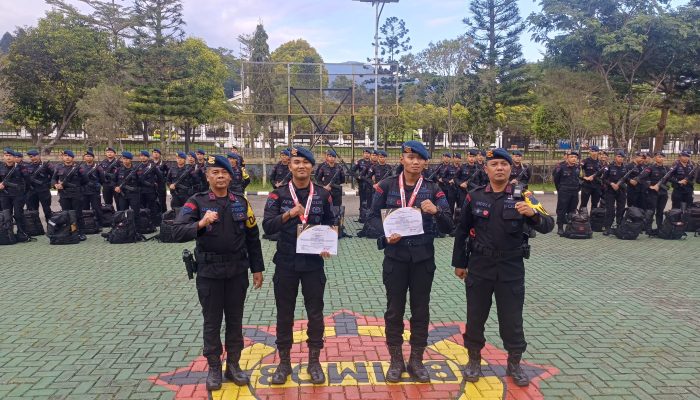 Brimob Polda Jabar Raih Emas dan Perak di Kejuaraan Taekwondo Tingkat Nasional