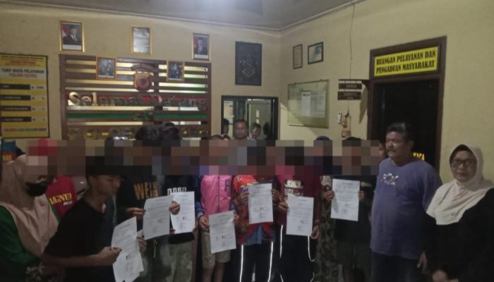 Polisi dan Warga Bersinergi Cegah Tawuran Antar Remaja di Wilayah Kecamatan Sliyeg Indramayu