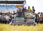 Event Panen Raya Desa Karangmulya, Wamen Pertanian RI Puji Ketangguhan Petani Indramayu