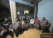 Polsek Pagedangan Lakukan Pengecekan Siskamling Terpadu di Desa Cicalengka