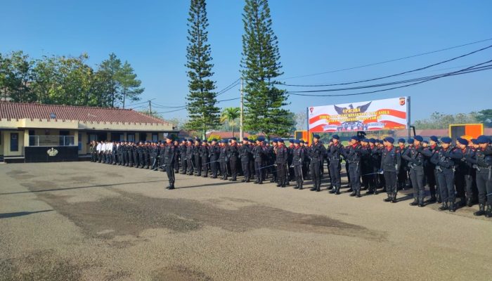 Satbrimob Polda Jabar Upacara Peringatan Hari Kesaktian Pancasila di Lapangan Boma