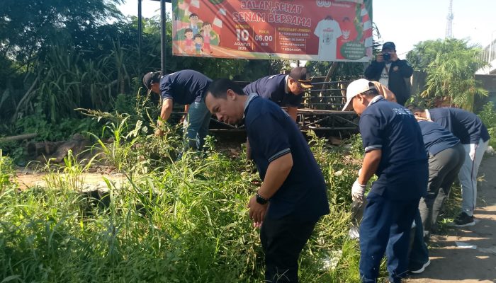 Kelurahan Pondok Betung Ikut Serta Kegiatan Aksi Bersih-Bersih Lingkungan