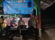 Bhabinkamtibmas Kademangan Sambangi Poskamling Terpadu, Warga Diimbau Jaga kamtibmas