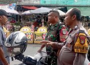 Bhabinkamtibmas Serpong dan Babinsa Ajak Warga Pasar Dukung Program Jaga Jakarta+