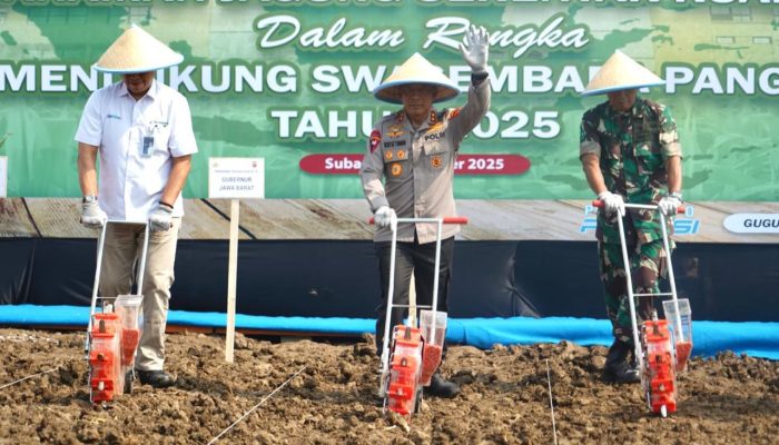 Polda Jabar Resmikan Gudang Logistik dan Tanam Jagung Serentak Kuartal IV