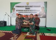 Kodim 0715/Kendal Bersinergi Dengan Pemerintah Menggelar Karya Bakti Mandiri di Desa Kebumen