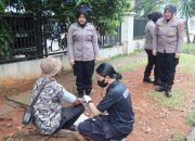 Polwan Polres Tangsel Gelar Aksi Sosial “Jum’at Peduli”