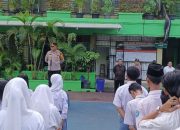 Kapolsek Serpong Monitoring SMK Pustek, Ajak Siswa Disiplin dan Waspadai Provokasi Negatif