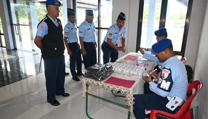 Lanud SIM Terima Tim Satgas P4GN TNI AU, Tekankan Pencegahan Penyalahgunaan Narkotika Di Lingkungan TNI Angkatan Udara