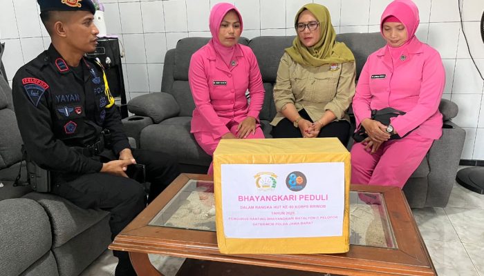 Dalam Rangka HUT Brimob ke-80, Kompi 4 Batalyon C Pelopor Brimob Polda Jabar Laksanakan Anjangsana