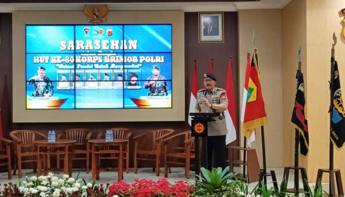 Brimob Jabar Gelar Sarasehan HUT Ke – 80 Korps Brimob Polri di Aula Rastra Sewakottama