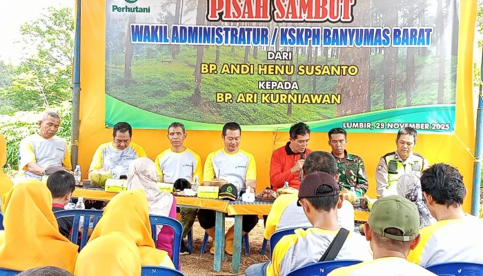 Pisah Sambut Penuh Kehangatan di KSKPH Banyumas Barat: Administratur Ingatkan Pentingnya Adaptasi Cepat dan Jaga Martabat
