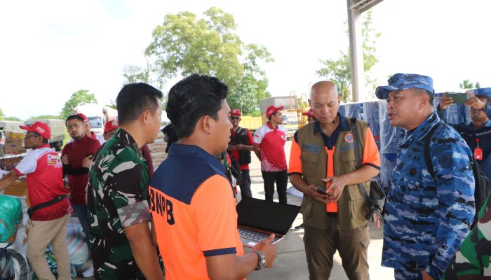 Kaskodau I Tinjau Bandara Rembele Dan Posko Terpadu BNPB Di Lanud SIM