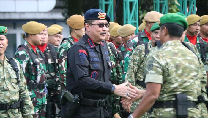 Dansat Brimob Polda Jabar Hadiri Upacara Hari Juang Infanteri ke-77 di Kodam III/Siliwangi