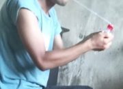 Viral di Medsos, Seorang Pria Sedang Asik Isap Sabu-Sabu di Labuhanbatu, Kapolres di Minta Bertindak