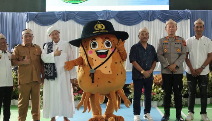 Polres Sumedang Launching Maskot Ubi Cilembu “Ucil”