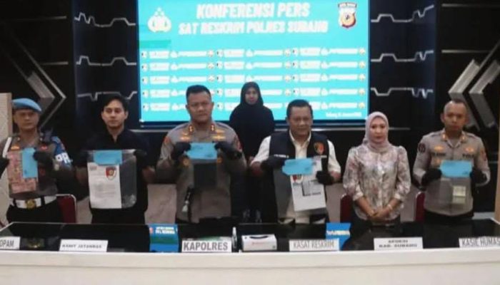 Polres Subang Tangkap Oknum LSM Diduga Peras Kepala Desa